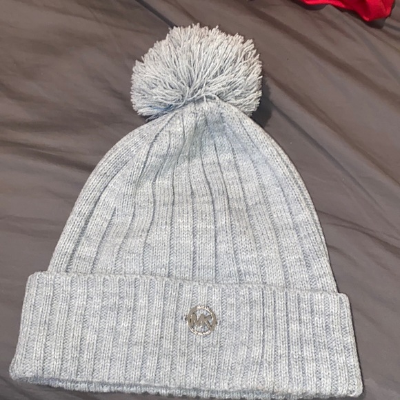 Michael Kors Gray Knit Beanie - Picture 1 of 3